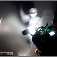 Мотонавигатор - на Yamaha FJR1300 ловит ночные спутники