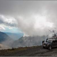 Облачность на перевале Абано Грузия