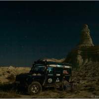 Ночь на плато Аккергешен Казахстан