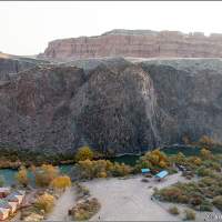 Стоянка нашего кемпера в Чарынском каньона