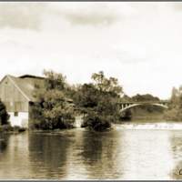 Мельница на Писсе 100 лет назад Сплав по реке Писса