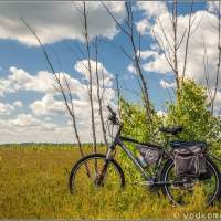 Новая рама велосипеда Целау болото