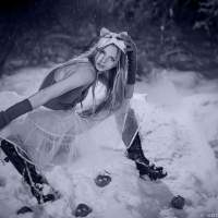 Балерина в зимнем лесу 6 фотосессия