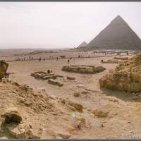Вид на пирамиды Гизы