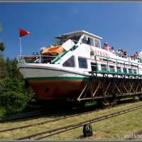 Эльблонгский канал - спуск туристического парохода 2