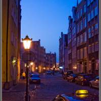 Гданьск в ночи - старый город