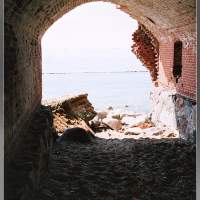 Балтийская коса -  Самая западная точка России 1999 Крепость - остатки галереи