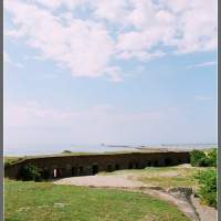 Балтийская коса -  Самая западная точка России 1999 - вид на крепость