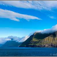 Фарерские острова - вид с парома Norrona