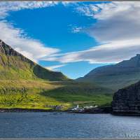 Фарерские острова - вид с парома Norrona 2