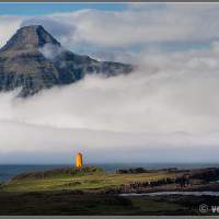 Исландский одинокий маяк