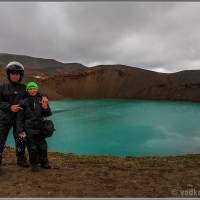 Исландия. Рядом с озером Вити