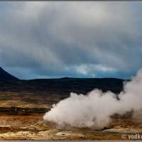 Исландия. Дымящаяся земля в долине Hverir 2