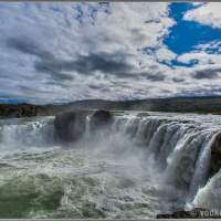 Исландия. Годафосс - придорожный водопад исландии