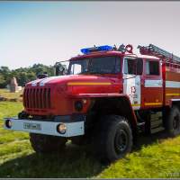 фестиваль Защитники Отечества 2015 Пожарная команда г.Гусев спешит к автомобилю