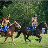 Русские кавалеристы Битва под Фридландом 2015