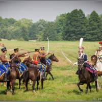 Русская кавалерия встретилась с французской Битва под Фридландом 2015