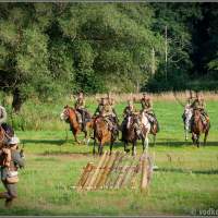 Русская кавалерия атакует расчет орудия Гумбинненское сражение 2015