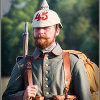 Хитрый и довольный немецкий солдат Гумбинненское сражение 2015