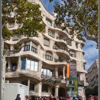 Испания Spain: Барселона - дом Гауди