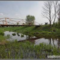 Калининградская область, мотопутешествие Речка Туманная - непроездной мост