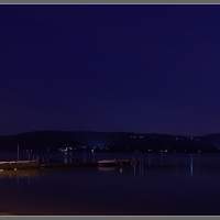 Озеро Мажоре ночное. Италия Italy