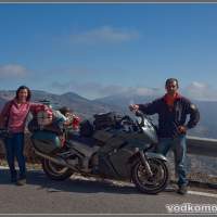 Дорога на Этну. Италия Сицилия мотопутешествие на мотоцикле Yamaha FJR Italy Sicily