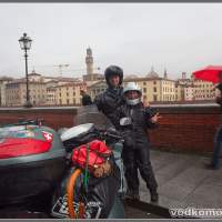 Дождливый город однако…. Италия Флоренция мотопутешествие на yamaha fjr1300 Italy