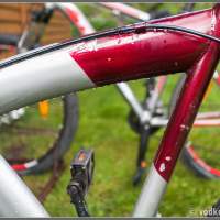 Велотехника после дождя