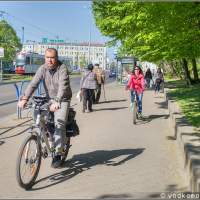 По Гданьску на велосипедах