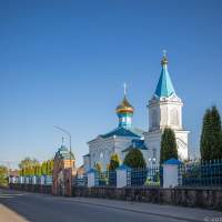 Гольшаны - церковь Св.Георгия велопоход Беларусь